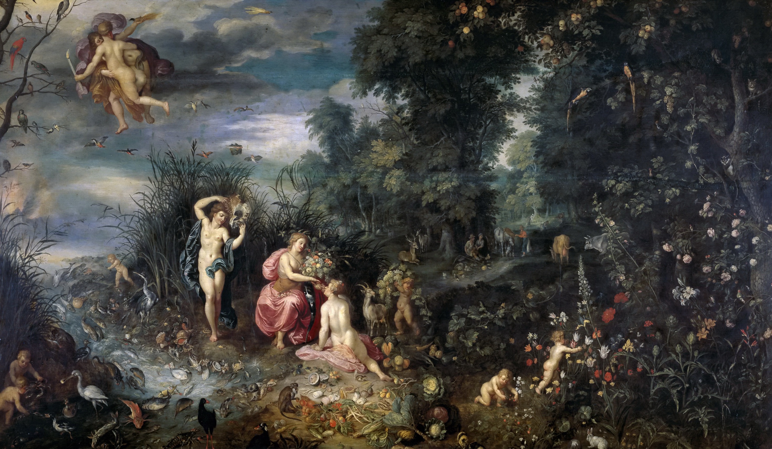 Abundance and the Four Elements with Ceres